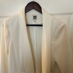 Anne Klein Lily White Jacket, Blazer Size Large